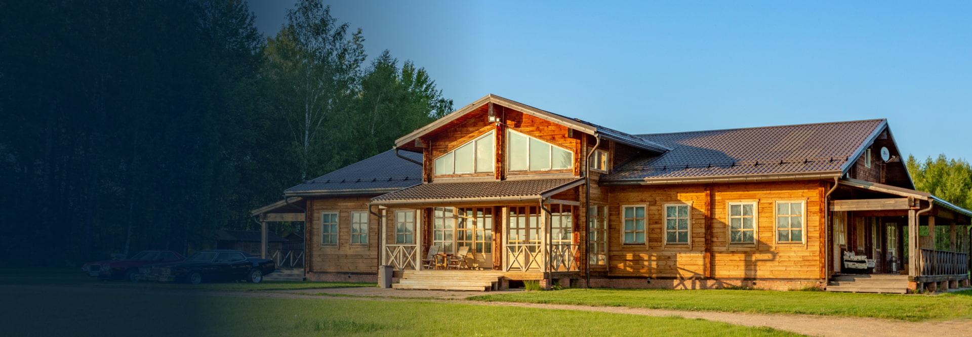 Большая территория усадьбы